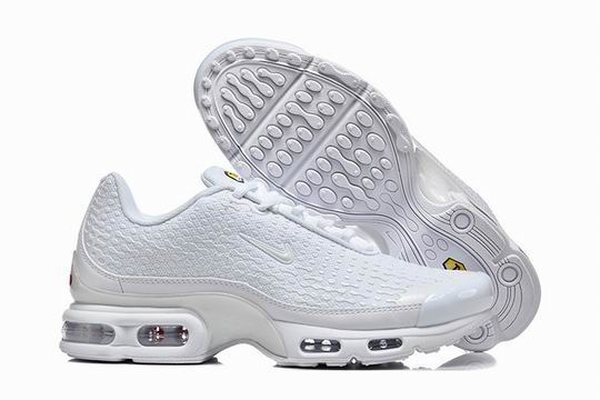 (image for) All White Nike Air Max Plus 7 Men's Tn Shoes-16